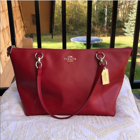 Coach Handbags - Coach Zip Top Totebag